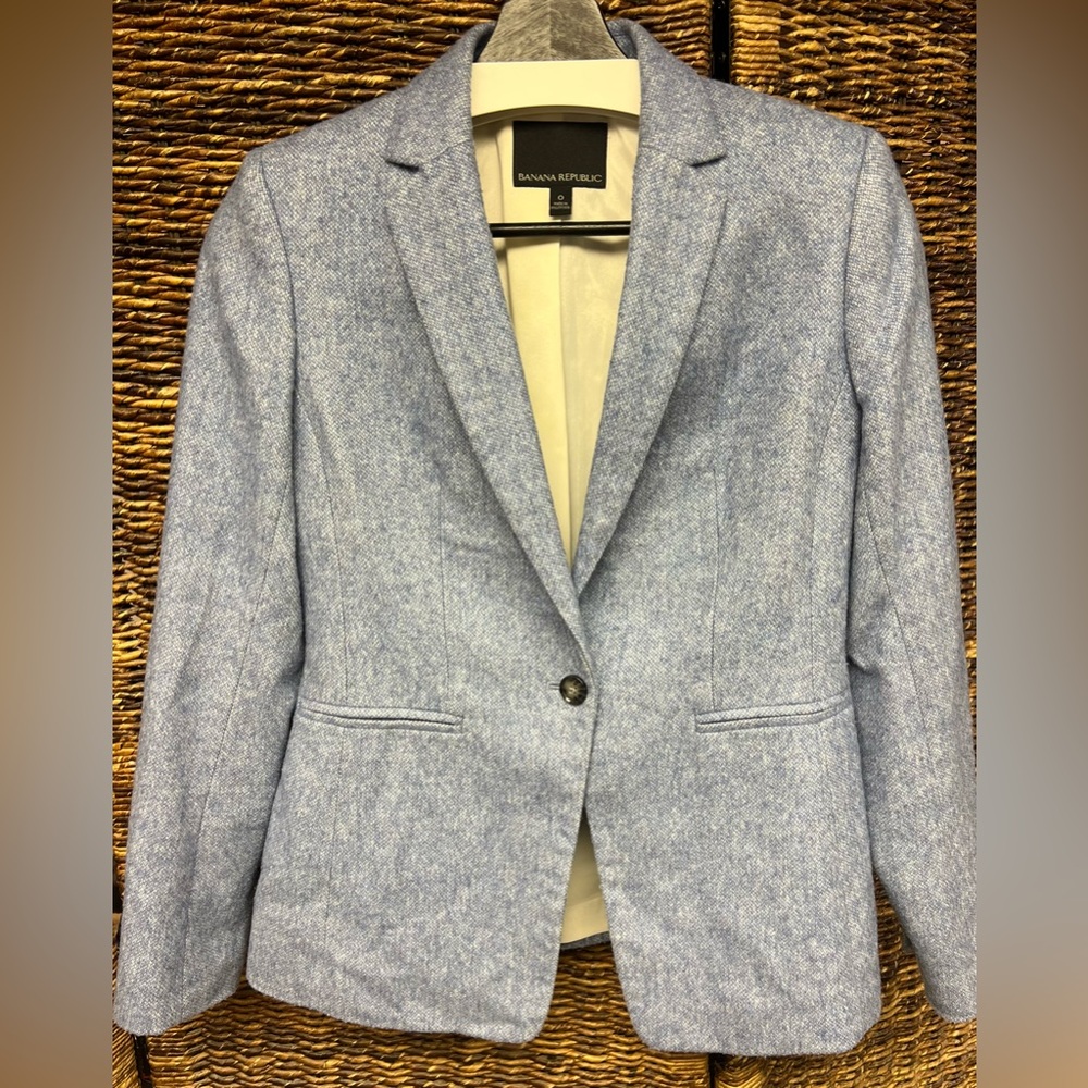 Banana Republic Women's‎ Blue Blazer- Size:0